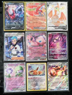Pokemon TCG Binder Lot Vintage & Modern SIR Alt Art EX Holos Rayquaza Charizard - Image 5