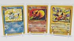 6 Rare Pokemon Cards Jungle - Nidoqueen Pidgeot Mime Vaporeon Jolteon Flareon - Image 2