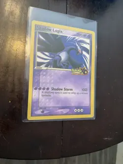 2005 Pokemon XD Gales of Darkness Shadow Lugia Jumbo Promo Card - Image 1