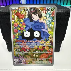 Pokemon TCG Erika’s Tangela 218/217 Ascended Heroes Illustration Rare - Image 1