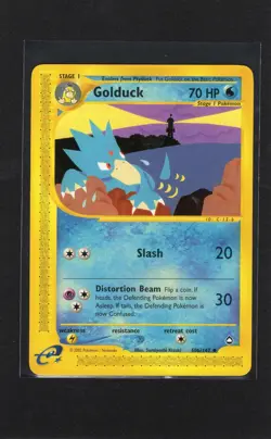 Golduck 50b/147 Aquapolis E-Reader Pokemon E Series Non Holo Base NM - Image 1