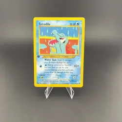 Totodile 85/105 Pokemon TCG 1st Edition Neo Destiny NM Vintage 2002 Card - Image 1