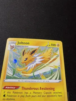 Pokemon TCG - Jolteon 47/185 Vivid Voltage Promo Cosmos Holo - Image 2