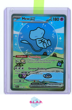 MEW EX POKEMON 232 2024 PALDEAN FATES EX DEUTSCH - Image 1