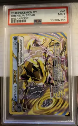 2016 pokemon xy #41 greninja break psa 9 - Image 2