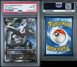 Pokemon TCG Lugia V Alt Art Silver Tempest 186/195 PSA 8 - Image 3