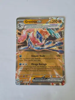 Greninja ex 106/167 Double Rare Twilight Masquerade Pokemon Holo Near Mint - Image 1