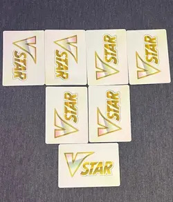 7 Pokemon TCG VSTAR Token Swsh09: Brilliant Stars Regular - Image 1