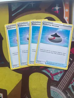 Pokemon Playset Of 4x Evolution Incense 163/202 - SWSH Sword Shield Base - Image 1