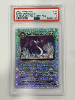 2002 Pokemon Legendary Collection - Dark Dragonair Rev.Foil #38 PSA 7 NM - Image 1
