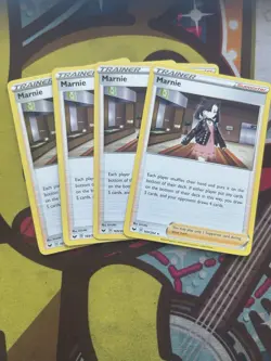 Pokemon Playset Of 4x Marnie 169/202 - SWSH Sword Shield Base - Image 1