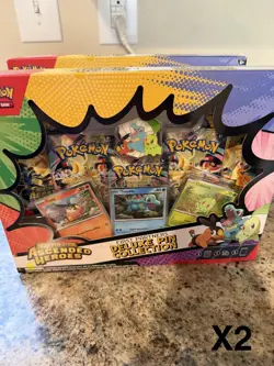 Pokemon Mega Evolution Ascended Heroes Deluxe Pin Collection Box Sealed Lot Of 2 - Image 1
