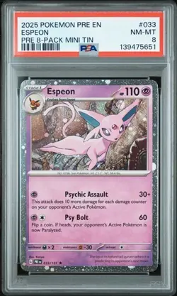 Pokemon Eeveelution Costco promo lot PSA (5 Slabs) - Image 2