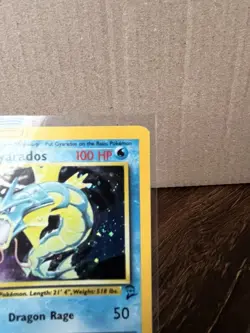 Pokemon Gyarados Second Print Base Set Holo Rare 006/102 1999 100 HP English - Image 3