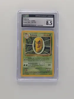 Pokemon 1999 Base Set Unlimited Kakuna 33/102 - Image 1