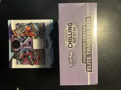 Pokemon Center ETB Chilling Reign Shadow Rider Calyrex with Compensation Packs - Image 3