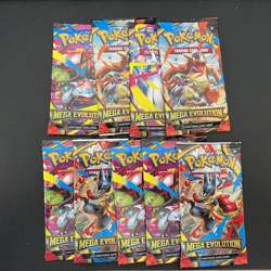 Lot of 9 Pokemon Mega Evolution Booster Packs from ETB - Sealed - Image 1
