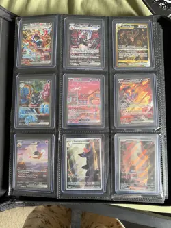 Pokemon TCG Collection Various Full Art Rares English And Japanese Binder - Image 1