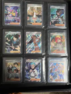 Pokemon TCG Collection Various Full Art Rares English And Japanese Binder - Image 2