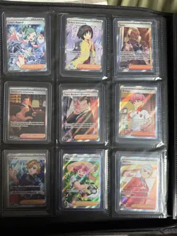 Pokemon TCG Collection Various Full Art Rares English And Japanese Binder - Image 4