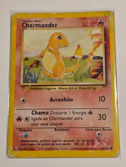 Charmander (BS 46)●BASE SET●1999●PORTUGUESE●COMMON●POKEMON●HP●C1011 - Image 1