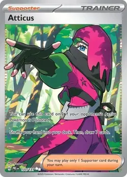 Atticus (#133/131) - Holofoil SV - Prismatic Evolutions NM Pokemon - Image 1