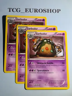 Garbodor (×3) ■ POKEMON ■ Noble Victories ■ UNCOMMON ■ ITALIAN ■ NM(-) #176 - Image 1