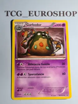 Garbodor (×3) ■ POKEMON ■ Noble Victories ■ UNCOMMON ■ ITALIAN ■ NM(-) #176 - Image 3