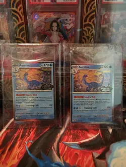 Aurorus 024/088 - Cosmo Holo Pokemon Perfect Order Stamped Promo SEALED SWIRL 🌀 - Image 1