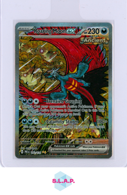ROARING MOON EX POKEMON 162/197 2025 SV3 PARADOX RIFT FULL ART ENGLISH - Image 1
