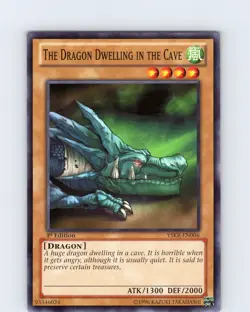 Yu-Gi-Oh TCG The Dragon Dwelling In The Cave YSKR-EN006 1st Edition Common NM - Image 1