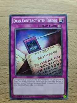DARK CONTRACT WITH ERRORS | YUGIOH | DOCS | COMMON | 1st Edition | ENGLISH | #57 - Image 1