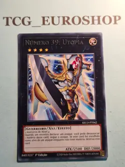 Number 39: Utopia▪YUGIOH▪KICO▪2021▪RARE▪PORTUGUESE▪NM #0407 - Image 1
