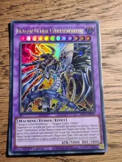 CYBERDARK END DRAGON●YUGIOH●SDCS●2021●FRENCH●ULTRA RARE●1st EDITION●NM #05351 - Image 1
