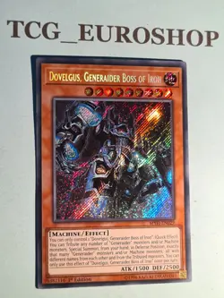Dovelgus, Generaider Boss of▪YUGIOH▪MYFI▪2019▪SECRET RARE▪ENGLISH▪NM #3026 - Image 1