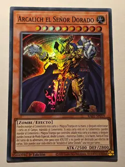 Eldlich the Golden Lord (V.1 - Super Rare)●YUGIOH●RA01●SPANISH●NM●Y06 - Image 1