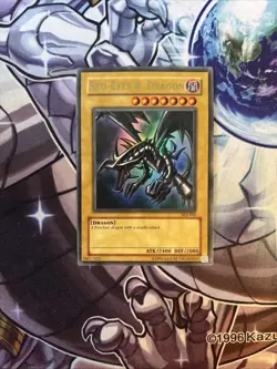 Yugioh Red-Eyes Black Dragon SDJ-001 Unlimited Edition Holo Rare MP (WNU) - Image 1