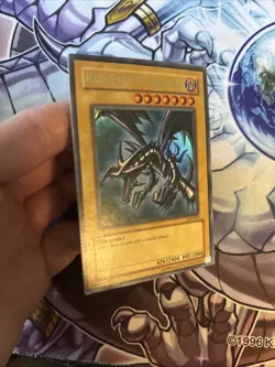 Yugioh Red-Eyes Black Dragon SDJ-001 Unlimited Edition Holo Rare MP (WNU) - Image 2