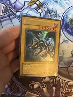 Yugioh Red-Eyes Black Dragon SDJ-001 Unlimited Edition Holo Rare MP (WNU) - Image 3