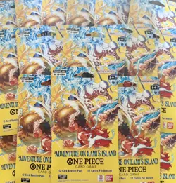 One Piece TCG OP15 Sleeved Booster Packs New & Sealed Adventure on Kami’s Island - Image 1