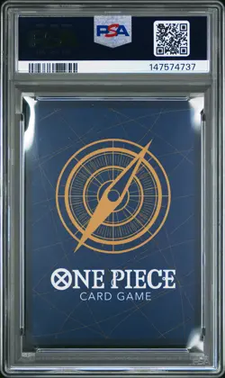 2025 ONE PIECE JPN OP11-A FIST OF DIVINE SPEED #005 LUFFY-TAROU PSA 9 - Image 2