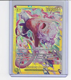One Piece EB04-061 Adventures on Kami's Island Monkey.D.Luffy Gold English - Image 1