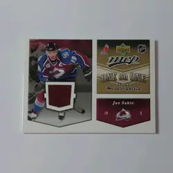 Upper Deck MVP One on One Dual Memorabilia NHL Joe Sakic Modano Avalanche Stars - Image 1