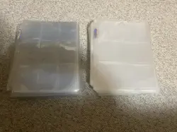 3 x 3 9 sleeve card pocket Pages Over 200 Total sheets Plus Pokemon Binder - Image 2