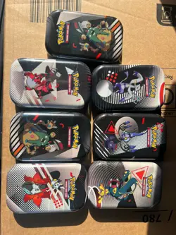 Pokemon TCG: Unova Mini Tin x 7 (14 Booster Packs) Black Bolt & White Flare - Image 1