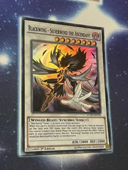 YuGiOh Blackwing - Silverwind The Ascendant LC5D-EN134 1st Edition Super Rare NM - Image 2
