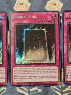 Eternal Soul (Platinum Secret Rare) x3 RA04-EN247 - 1st Edition Yugioh - Image 3
