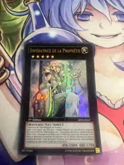 EMPRESS OF PROPHECY FRENCH ULTRA RARE 1ST ABYR-EN047 FR047 NEAR MINT YUGIOH - Image 1