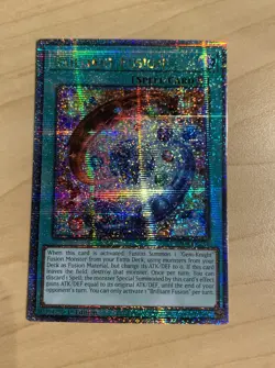 Yugioh! - Brilliant Fusion (Platinum Secret Rare) RA04-EN254 NM 1st ed. - Image 1