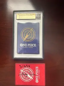 One Piece TCG Monkey D Luffy Gear 5 OP05-119 Manga Alt Art BGS 9.5 Gem Mint Engl - Image 2